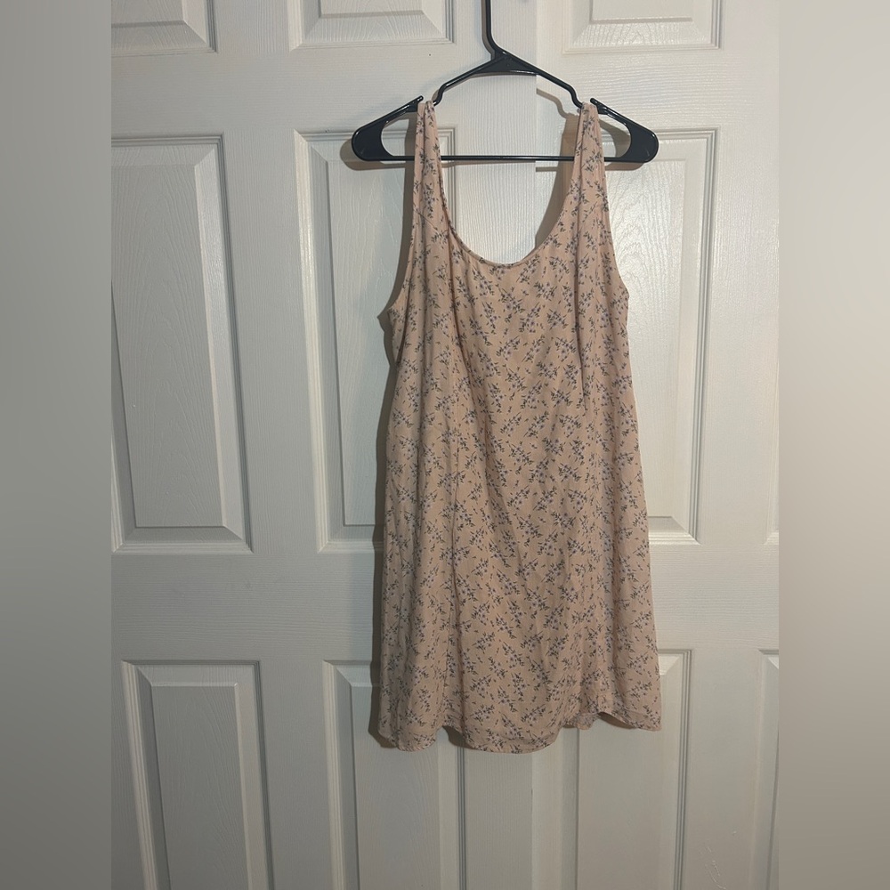 American Eagle Mini Dress Pink Flowers XL